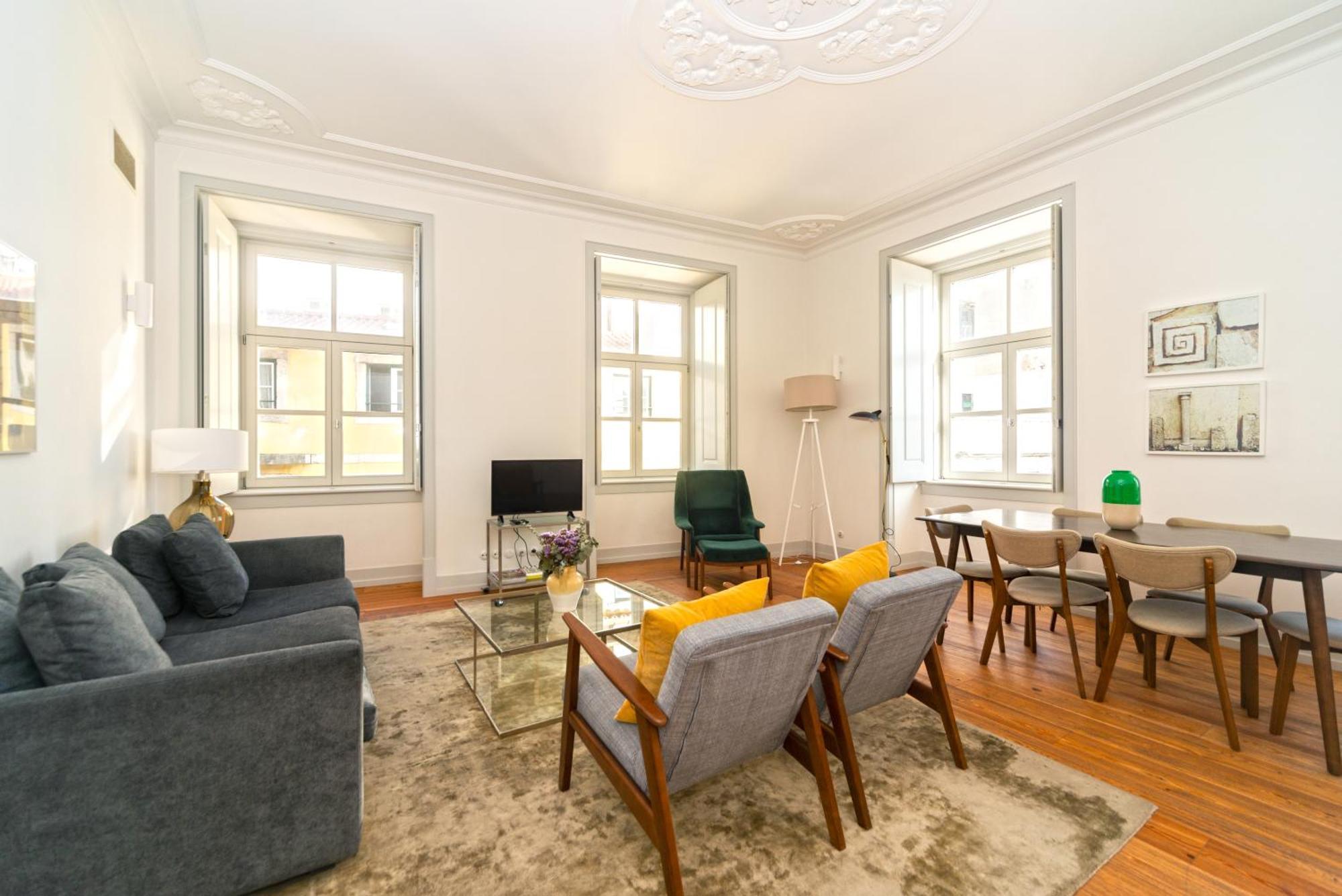 Bacalhoeiros 99 - Beautiful And Bright Apartment @ Baixa, Chiado Lisbon Luaran gambar